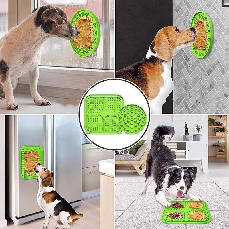 Hjärtformad slickmatta