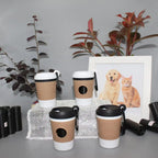 Bajspåsehållare som kaffemugg