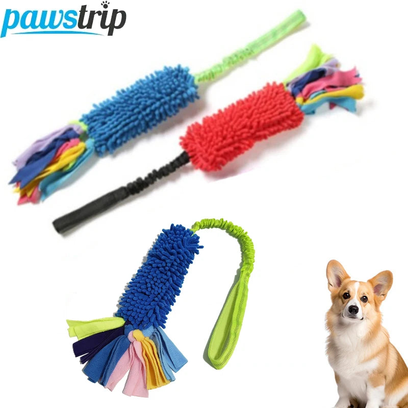Elastisk dragleksak med pipljud