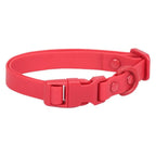 Lättskött PVC-halsband med klickspänne