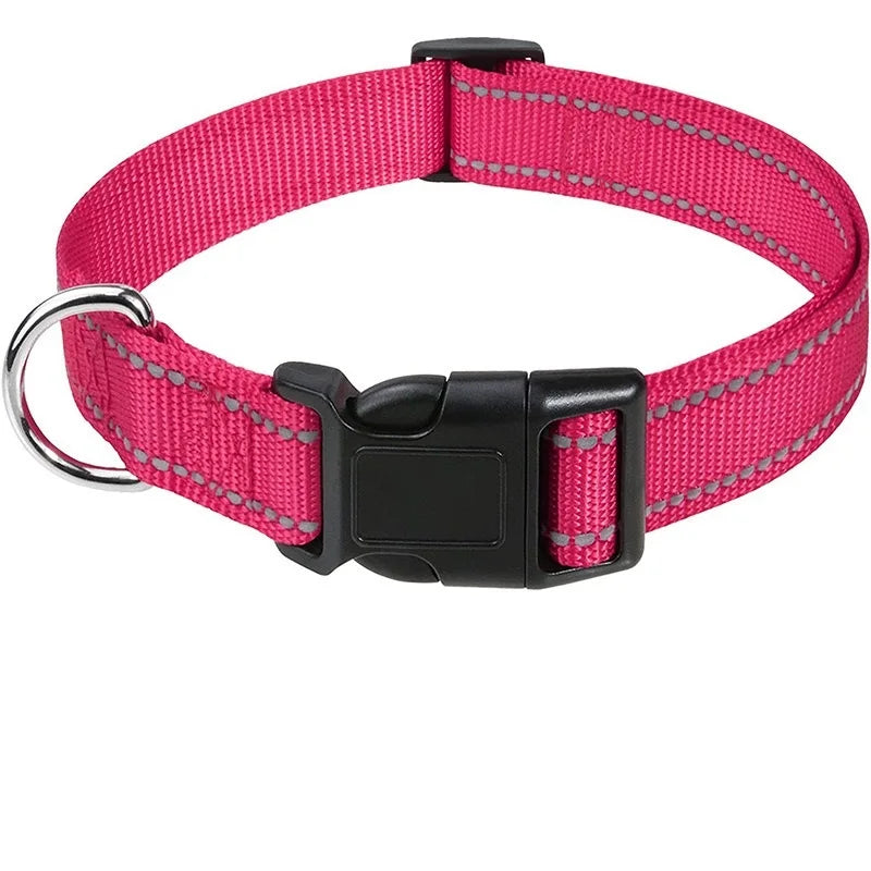 Justerbart halsband med reflexsömmar