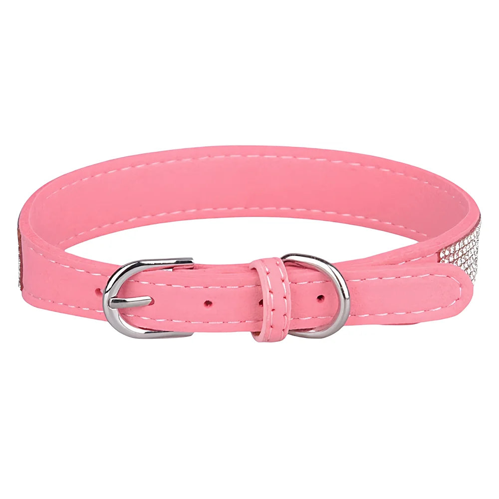 Hundhalsband med strass