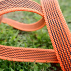 Orange långlina med gummitrådar
