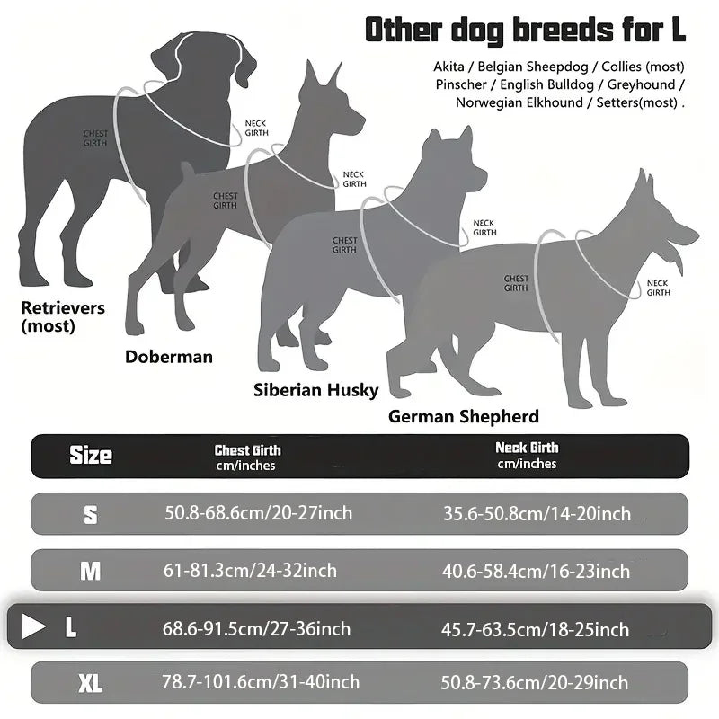 Hundsele med handtag och kardborrepaneler