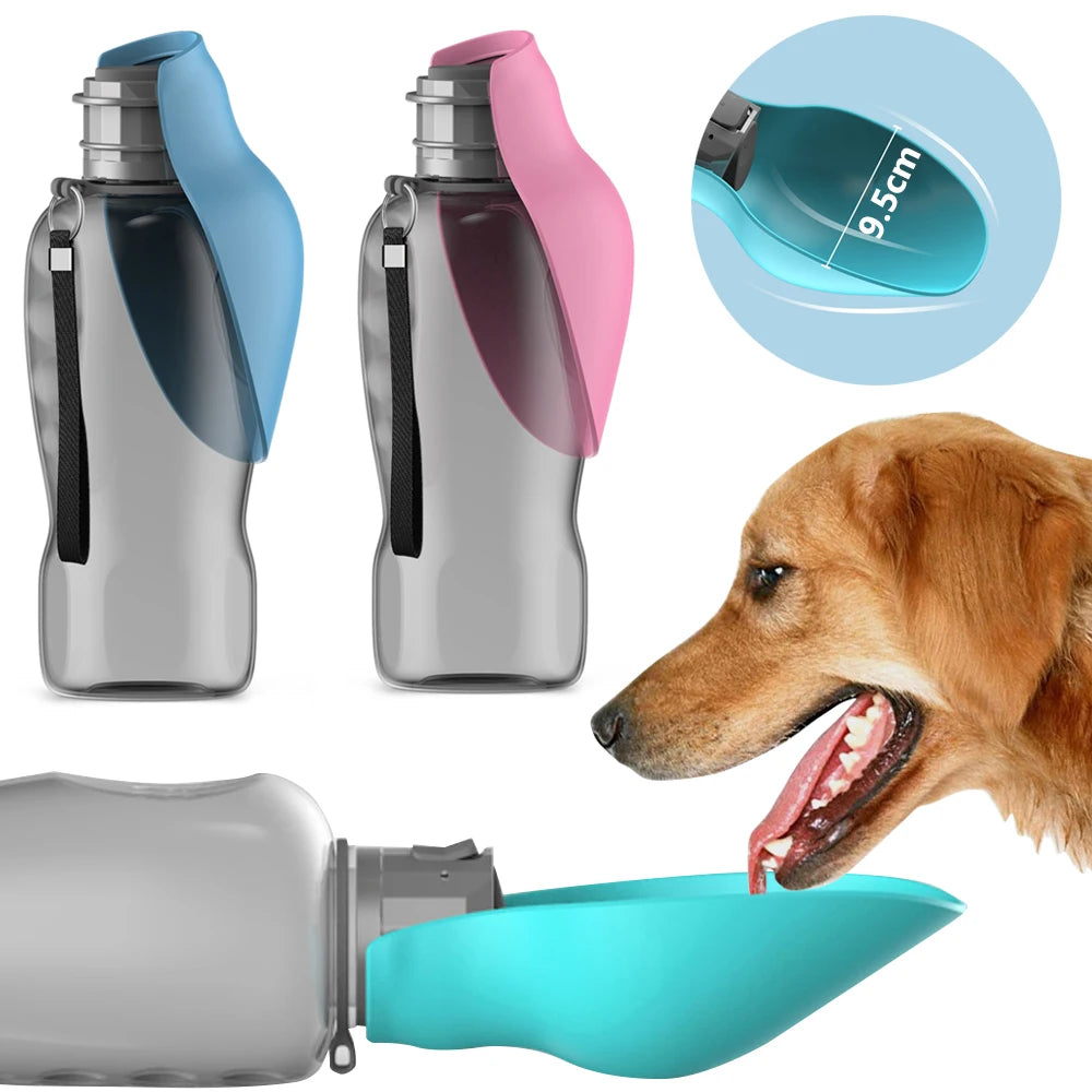 Vattenflaska för hund 800 ml
