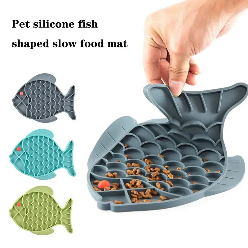 Slickmatta Fisk med fjällmönster