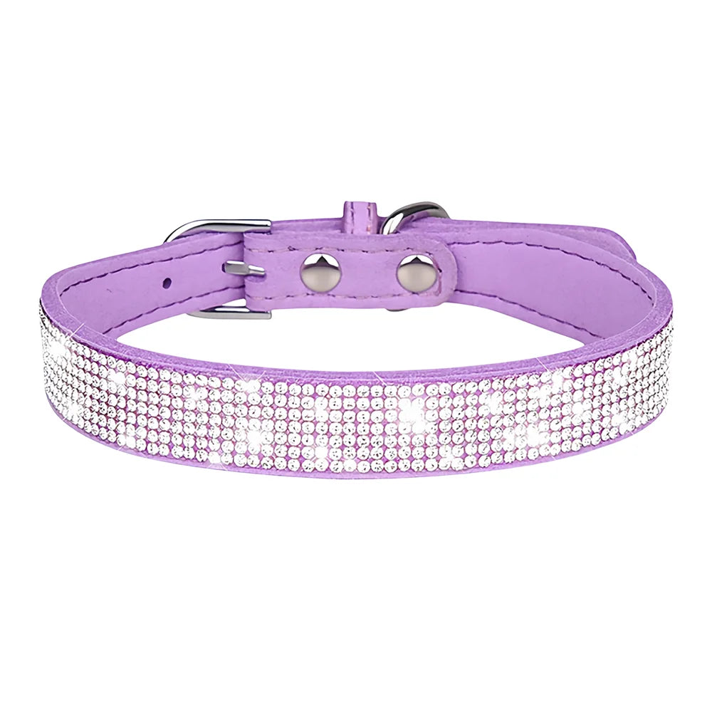 Hundhalsband med strass