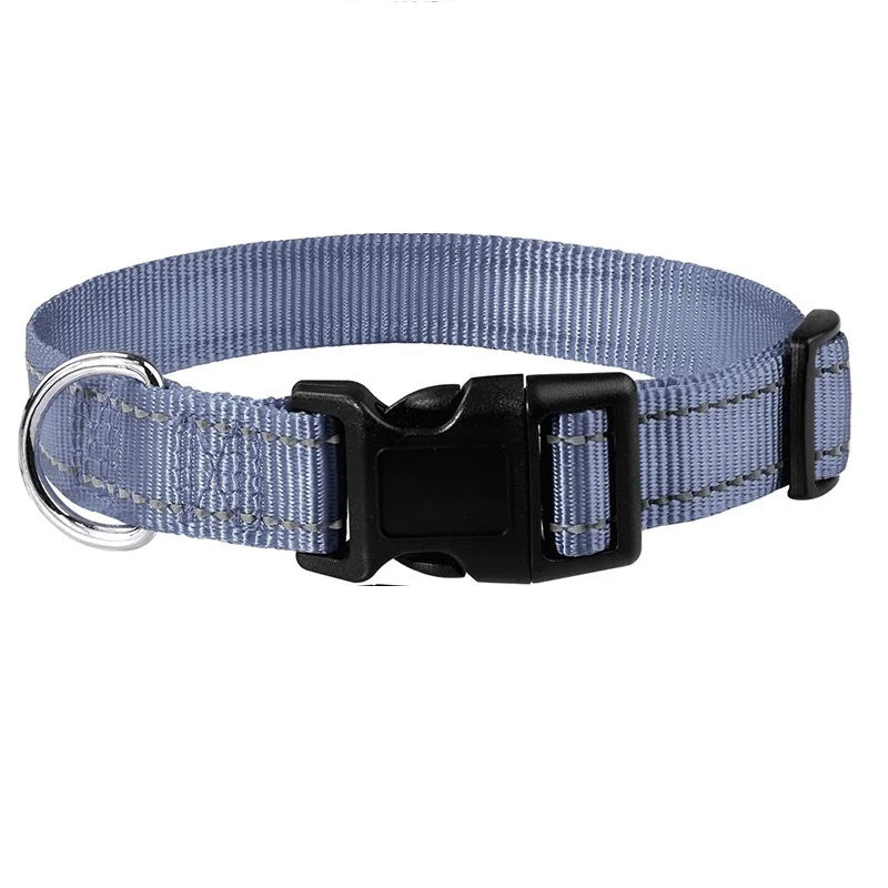 Justerbart halsband med reflexsömmar