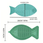 Fiskformad slickmatta