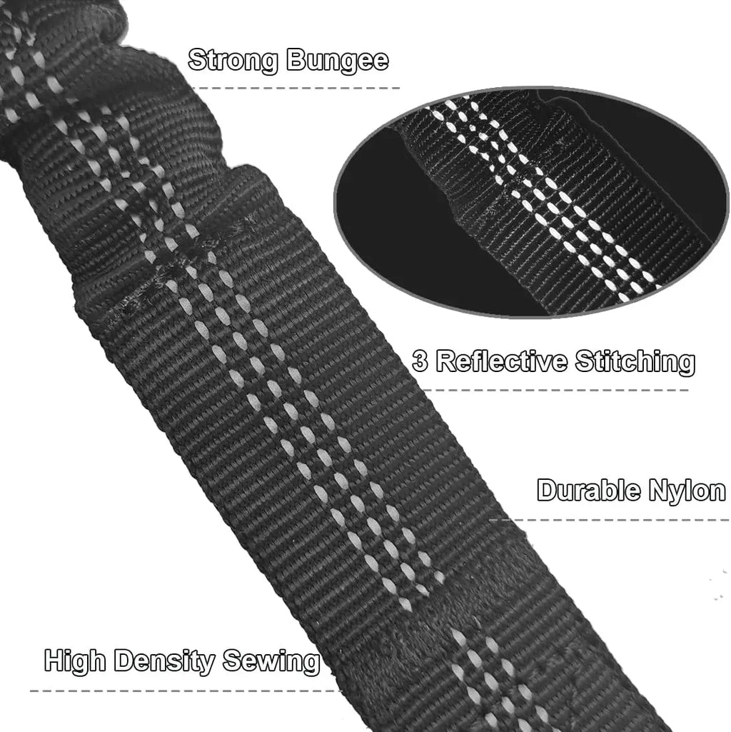 Elastisk koppelförlängare med reflexsömmar