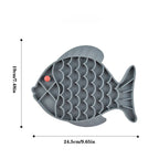 Slickmatta Fisk med fjällmönster