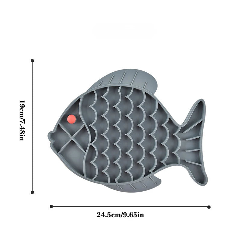 Slickmatta Fisk med fjällmönster