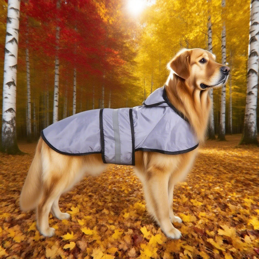 Regnponcho med bred magrem