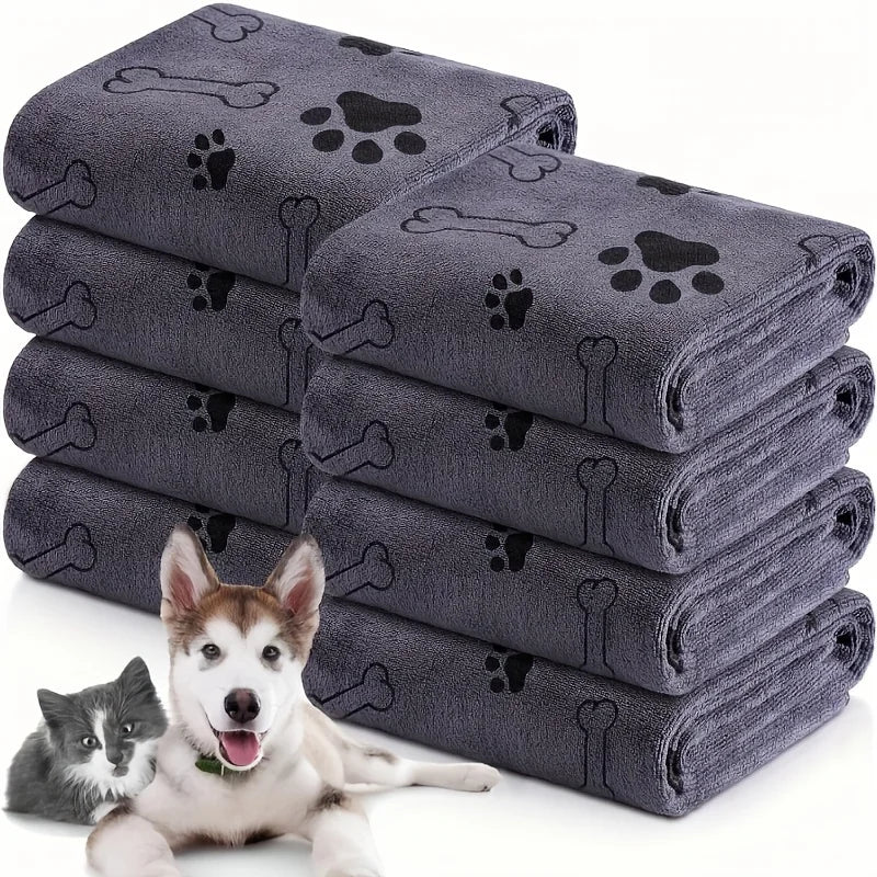 Hundhandduk för päls och tassar
