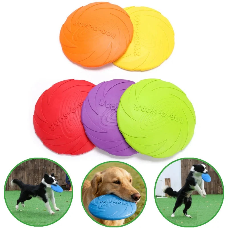 Mjuk frisbee för hund