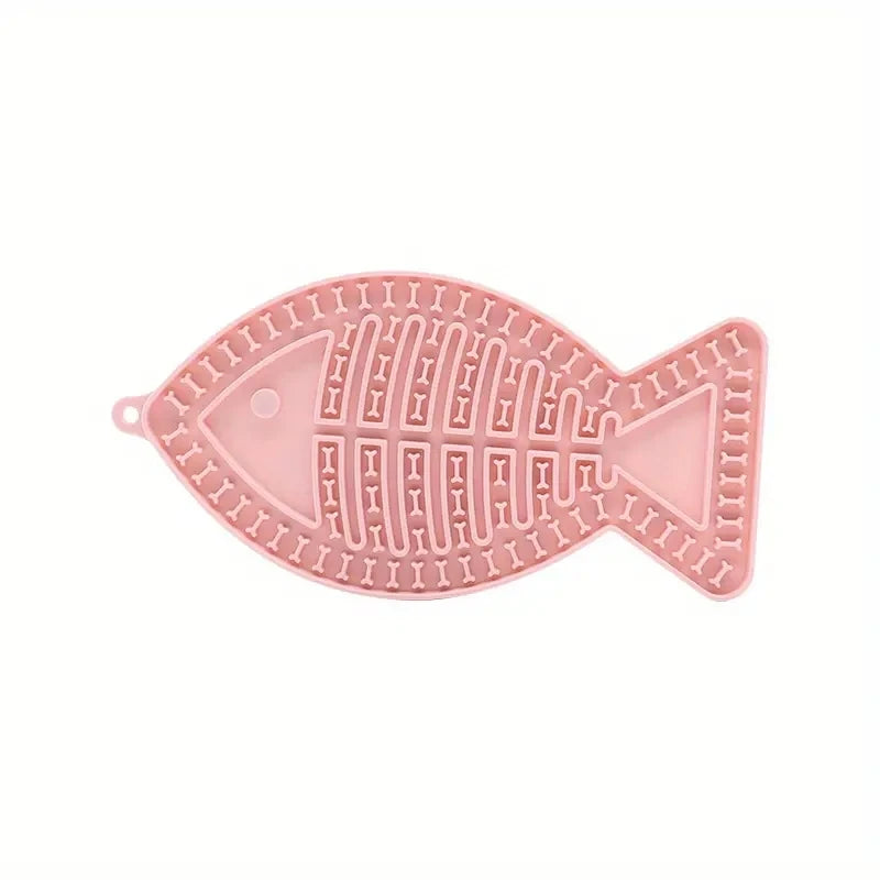 Fiskformad slickmatta
