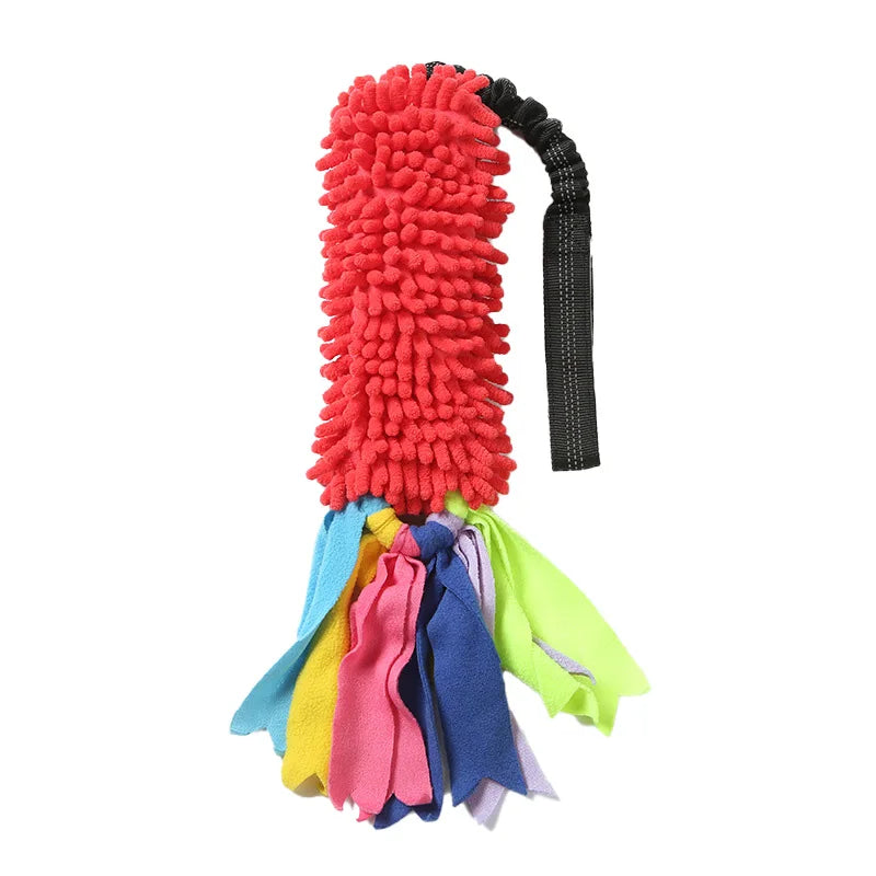 Elastisk dragleksak med pipljud